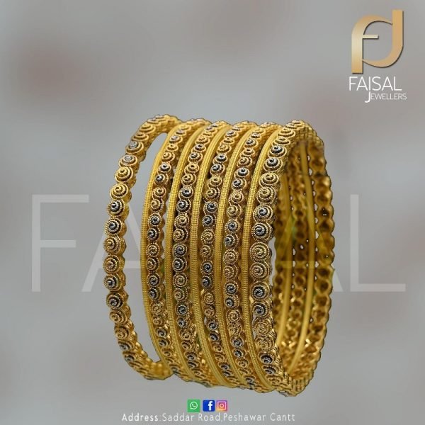 Gold Bangles Design 002