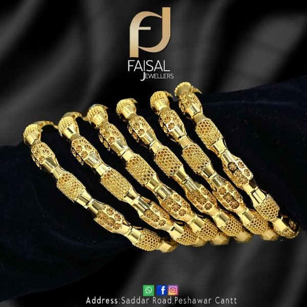 Gold Bangles Design 004