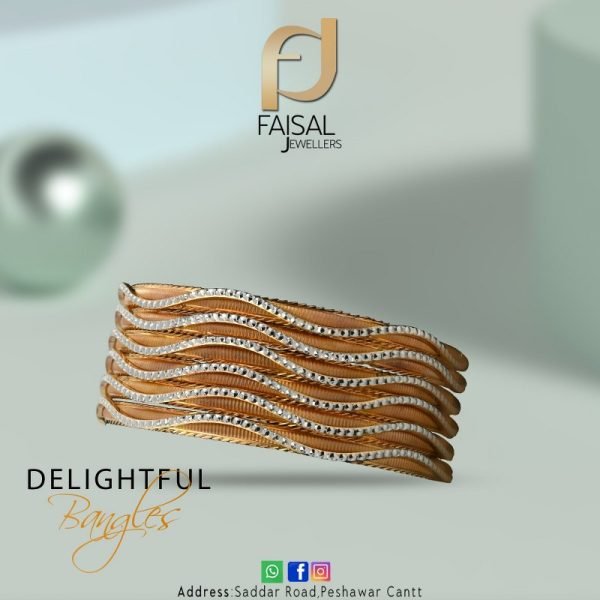 Gold Bangles Design 008