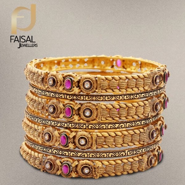 Gold Bangles Design 009
