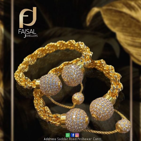 Gold Bracelet Design 006