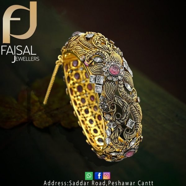 Gold Bracelet Design 016