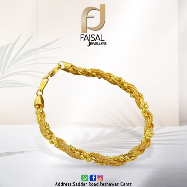 Gold Bracelet Design 022