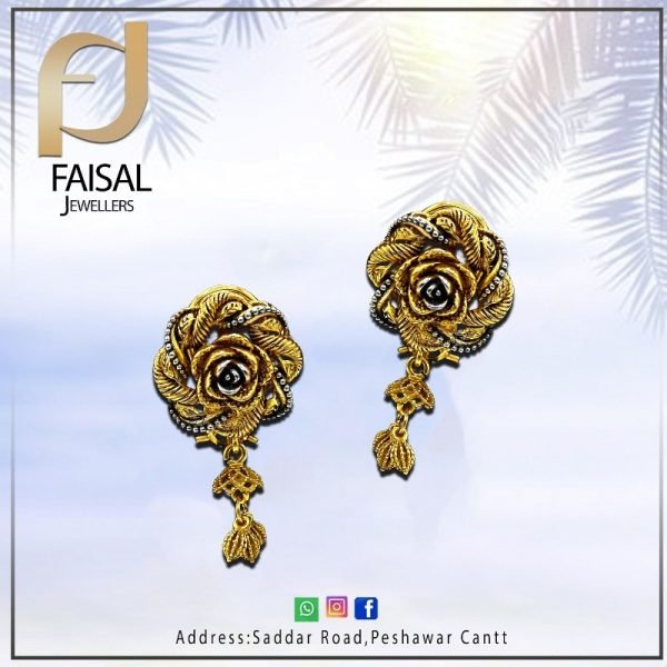 Gold Earring Design 014