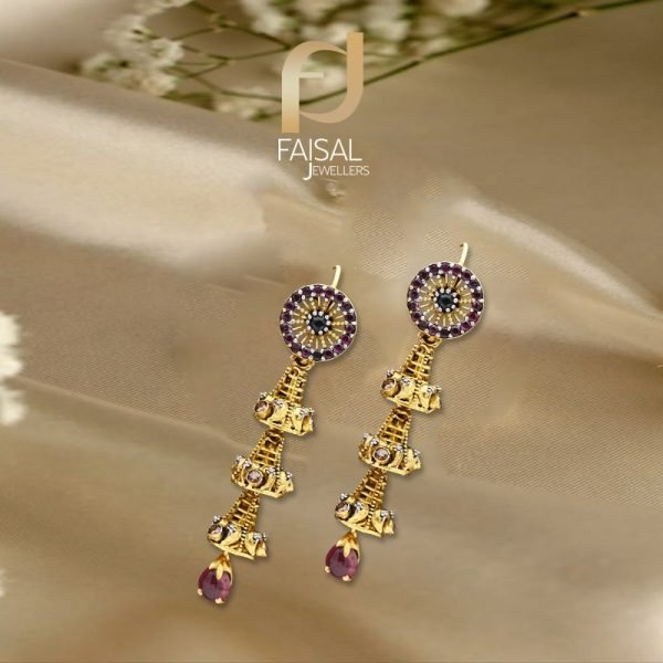 Gold Earring Design 018