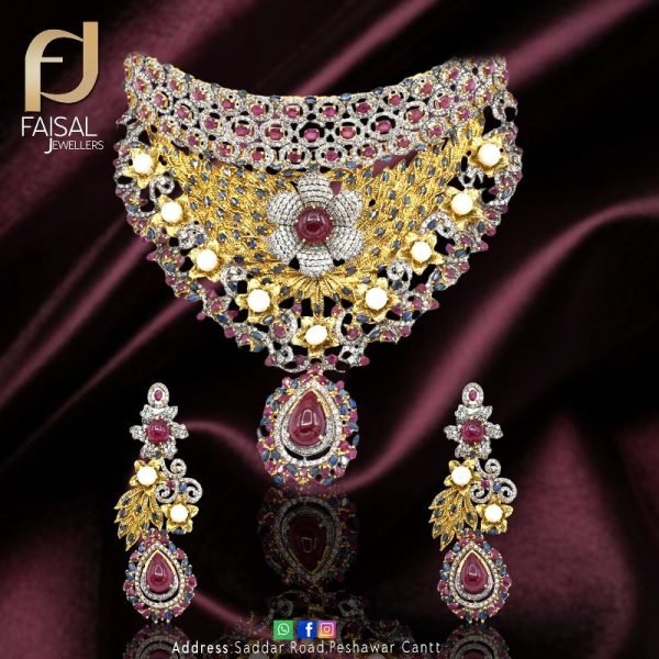 Gold Necklace Design 001