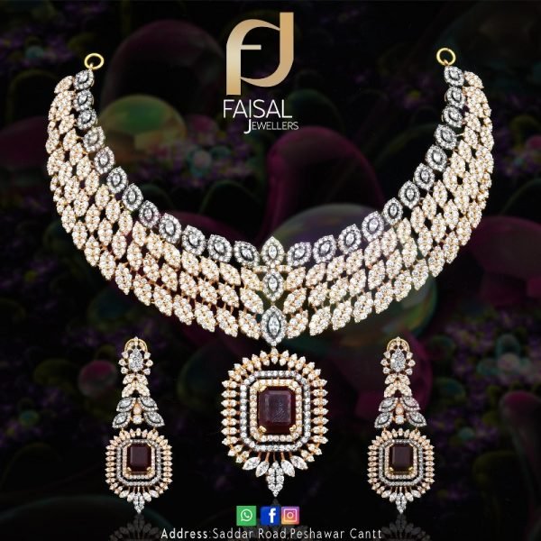 Gold Necklace Design 003