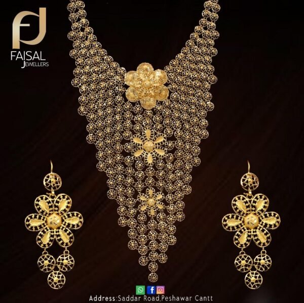 Gold Necklace Design 005