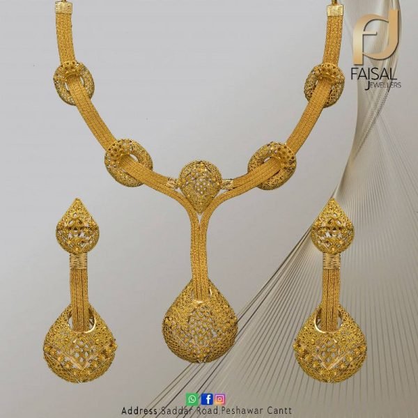 Gold Necklace Design 006