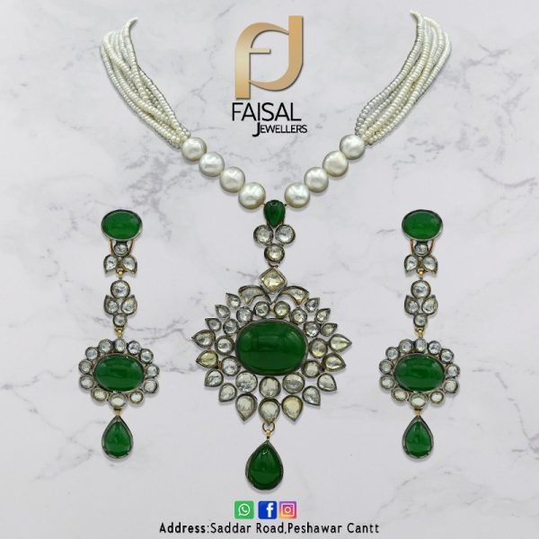 Gold Necklace Design 015