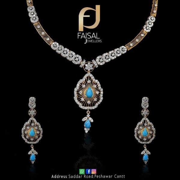 Gold Necklace Design 016