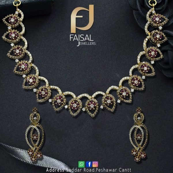 Gold Necklace Design 020