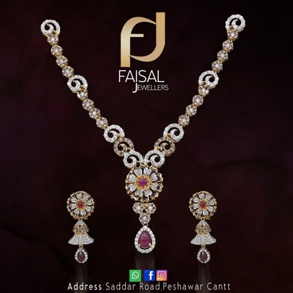 Gold Necklace Design 022