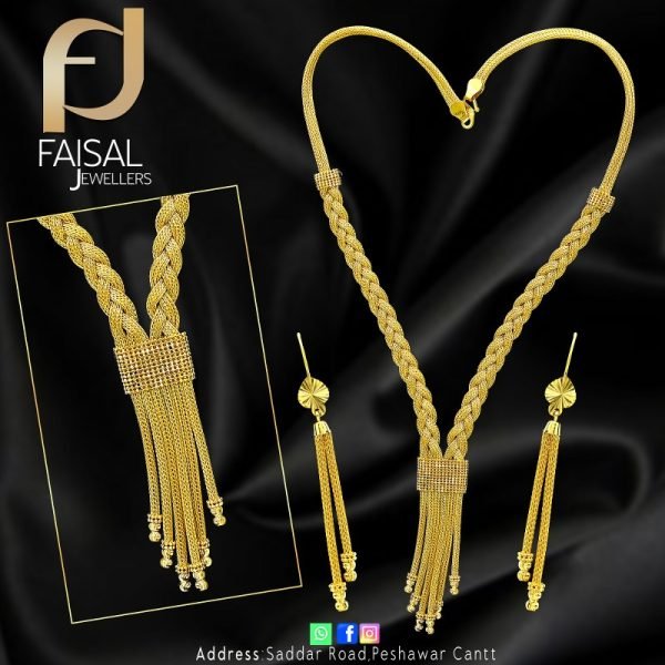 Gold Necklace Design 027