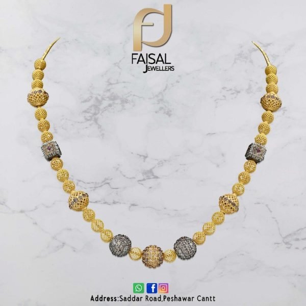 Gold Necklace Design 029