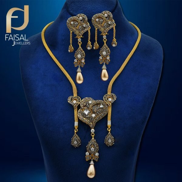 Gold Necklace Design 034