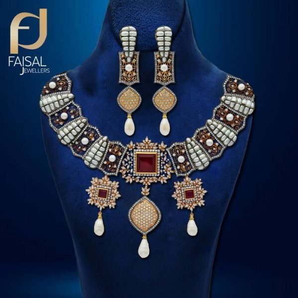 Gold Necklace Design 035