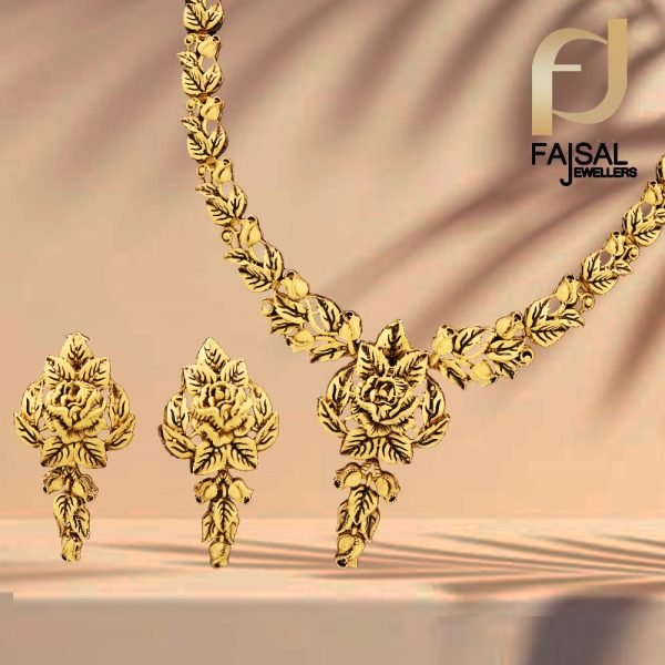 Gold Necklace Design 046